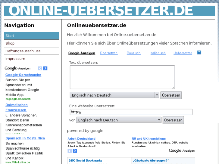 www.online-uebersetzer.de