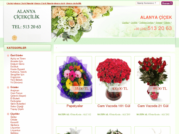 www.alanyacicekcilik.net