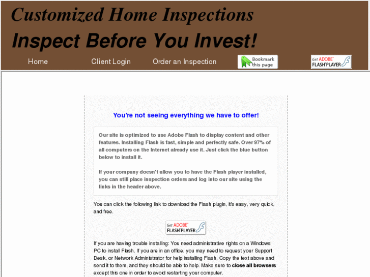 www.customizedhomeinspections.com