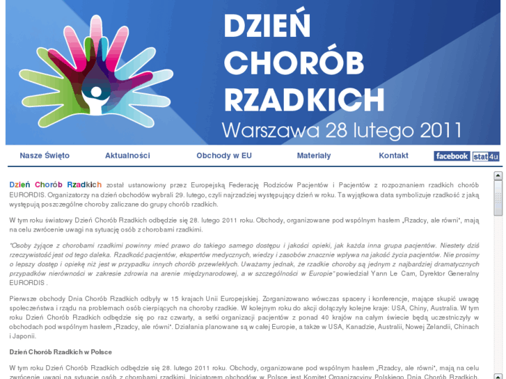 www.dzienchorobrzadkich.org