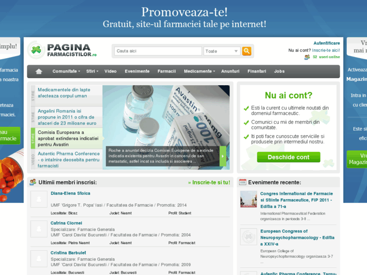 www.paginafarmacistilor.ro