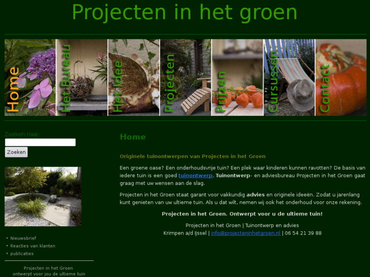 www.projecteninhetgroen.nl