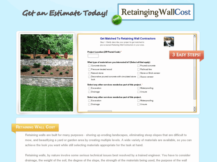 www.retainingwallcost.com