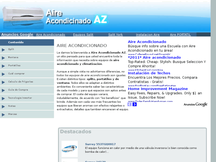 www.aireacondicionadoaz.com.ar