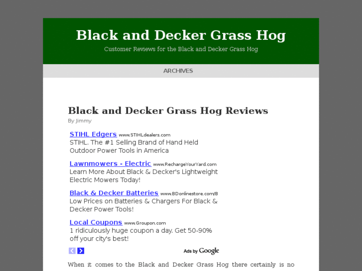 www.blackanddeckergrasshog.com