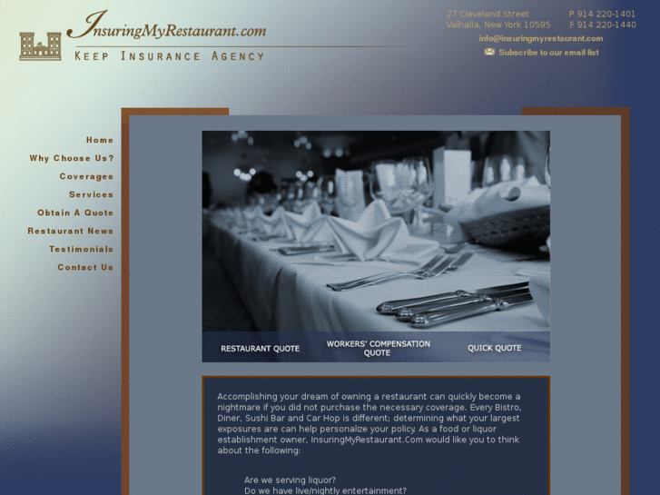 www.insuringmyrestaurant.com