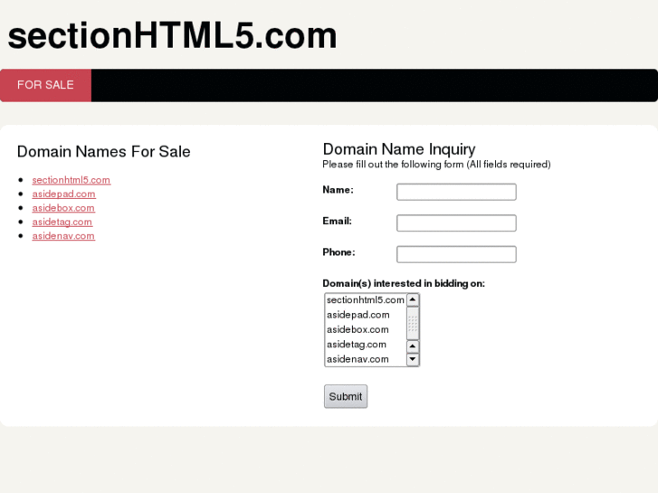 www.sectionhtml5.com