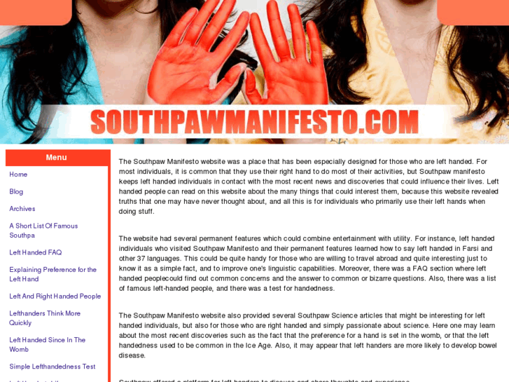 www.southpawmanifesto.com