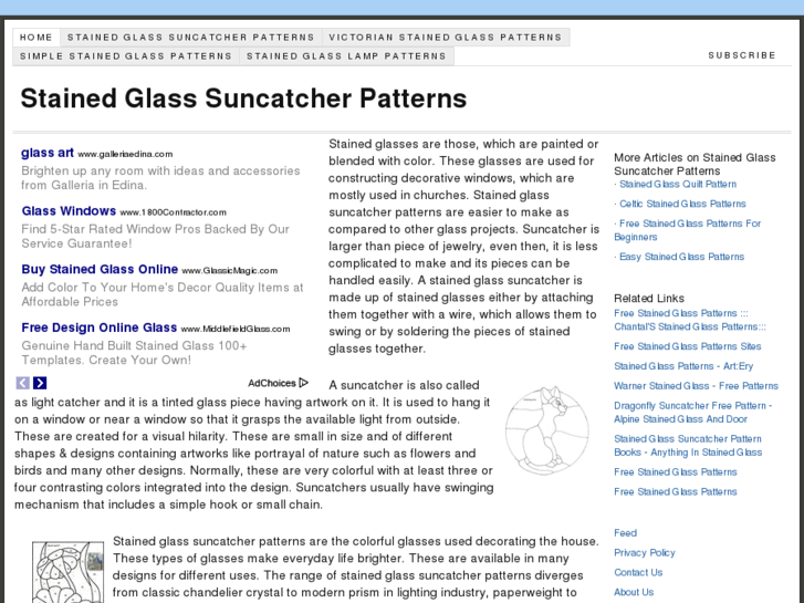 www.stainedglasssuncatcherpatterns.com