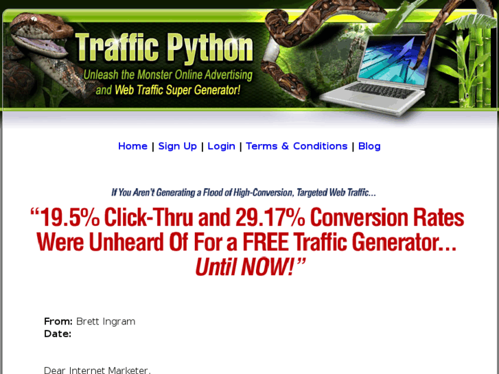 www.trafficpythons.com