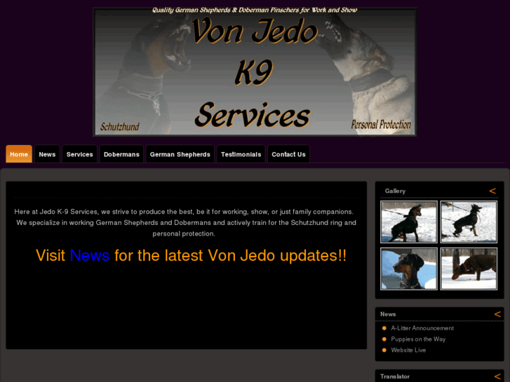 www.vonjedok9services.com