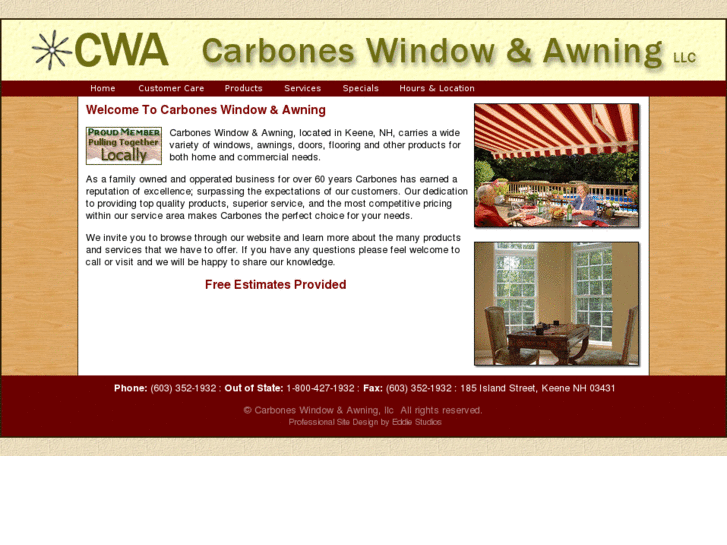 www.carboneswindowandawning.com