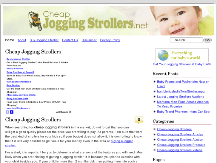 www.cheapjoggingstrollers.net