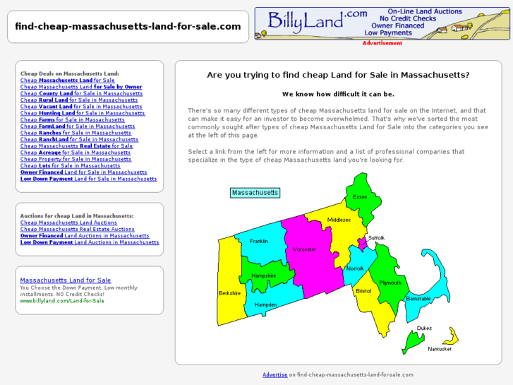 www.find-cheap-massachusetts-land-for-sale.com