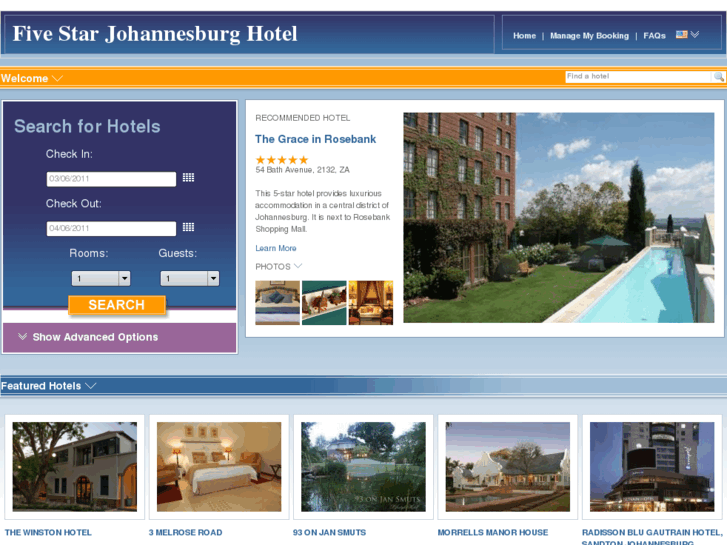 www.fivestarjohannesburghotel.com