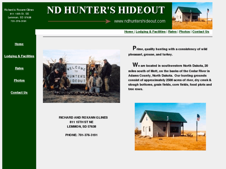 www.ndhuntershideout.com