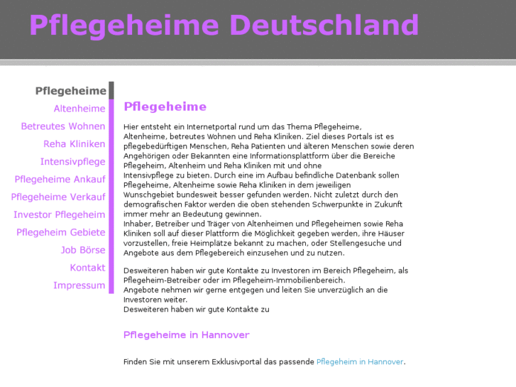 www.pflegeheime-deutschland.com