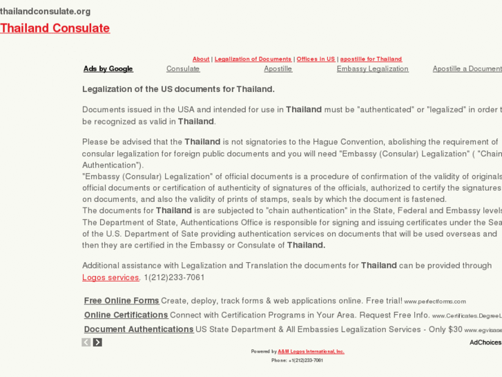 www.thailandconsulate.org