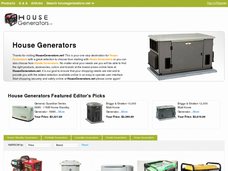 www.housegenerators.net