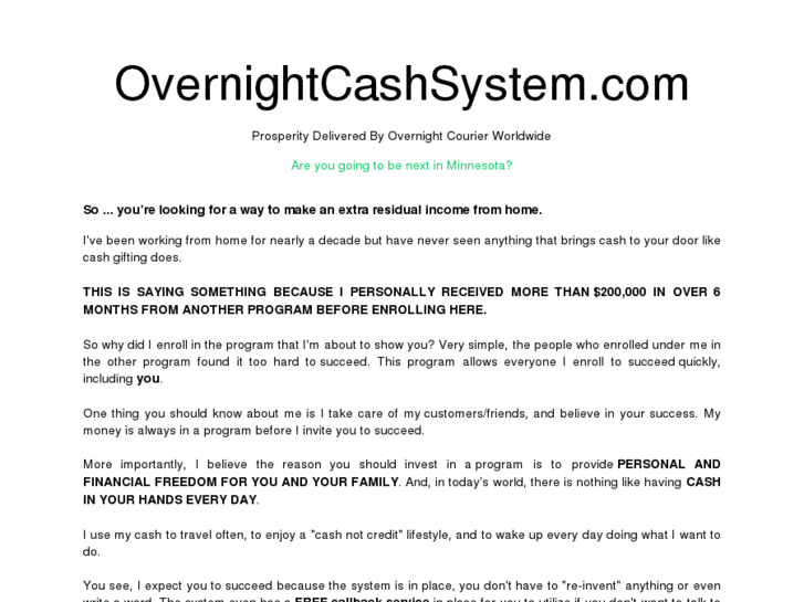 www.overnightcashsystem.com