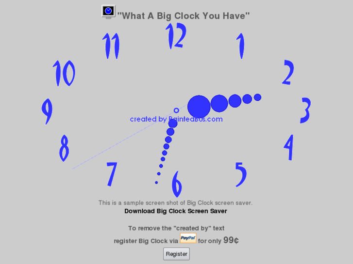 www.whatabigclock.com