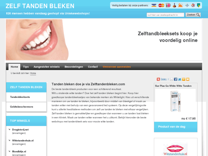 www.zelftandenbleken.com