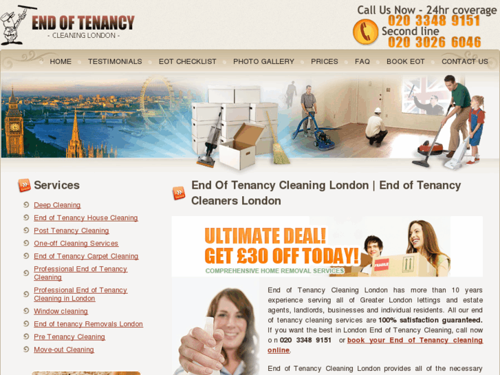 www.endoftenancycleaninglondon.co.uk