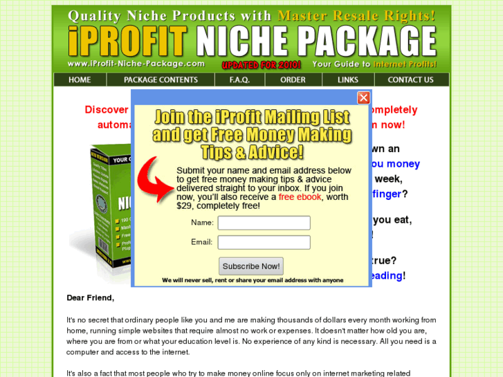 www.iprofit-niche-package.com