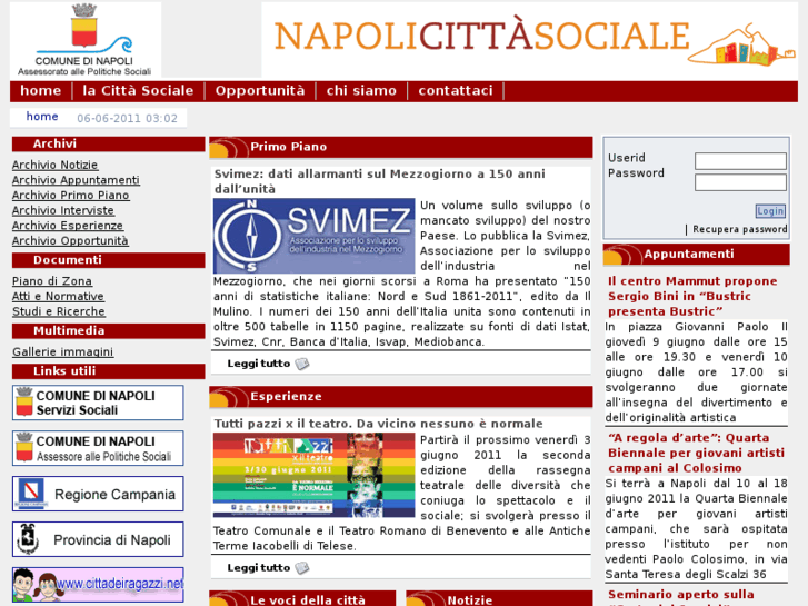 www.napolicittasociale.it