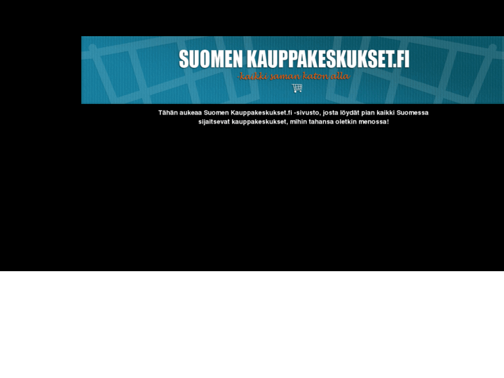 www.ostoskeskukset.net