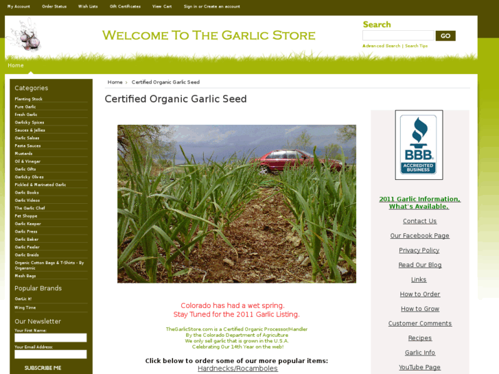 www.thegarlicstore.com