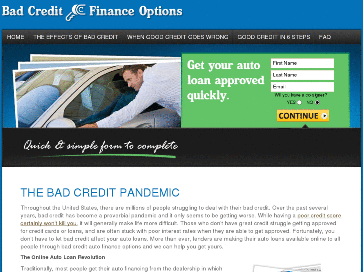 www.badcreditfinanceoptions.com