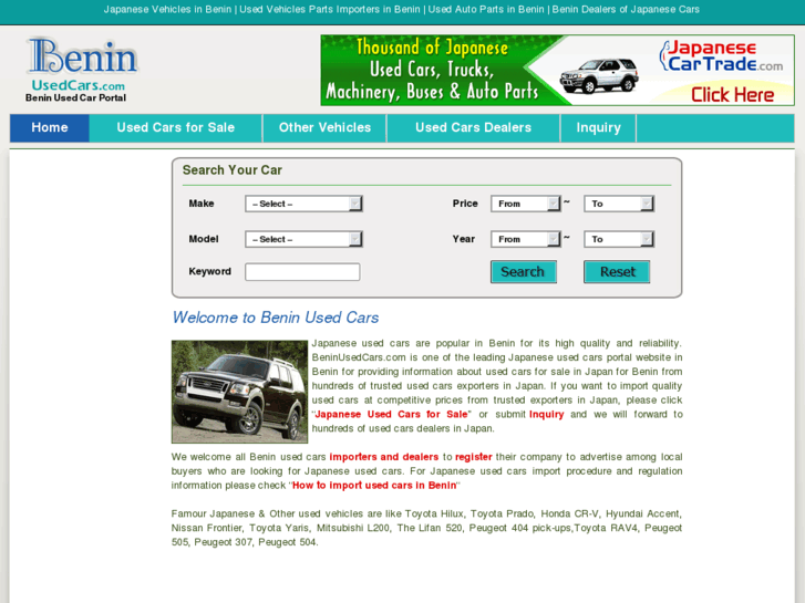 www.beninusedcars.com