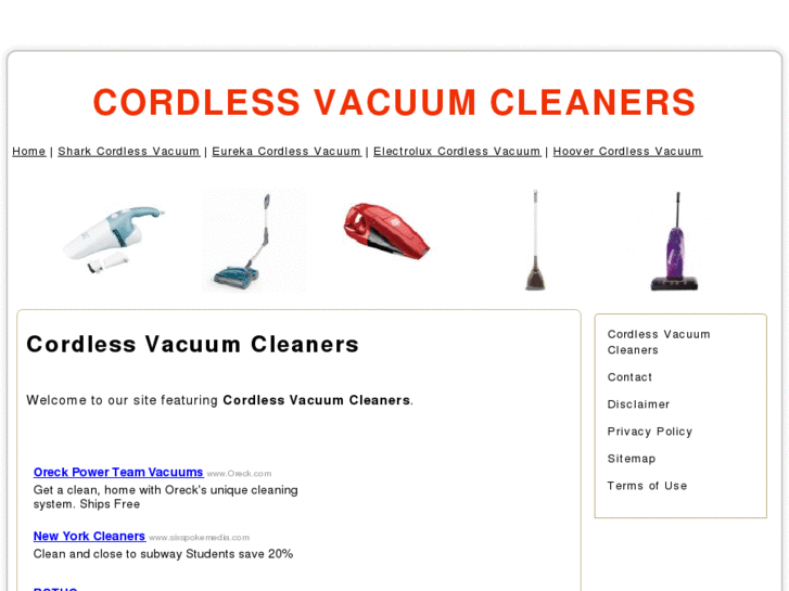 www.cordlessvacuumcleanersonline.com