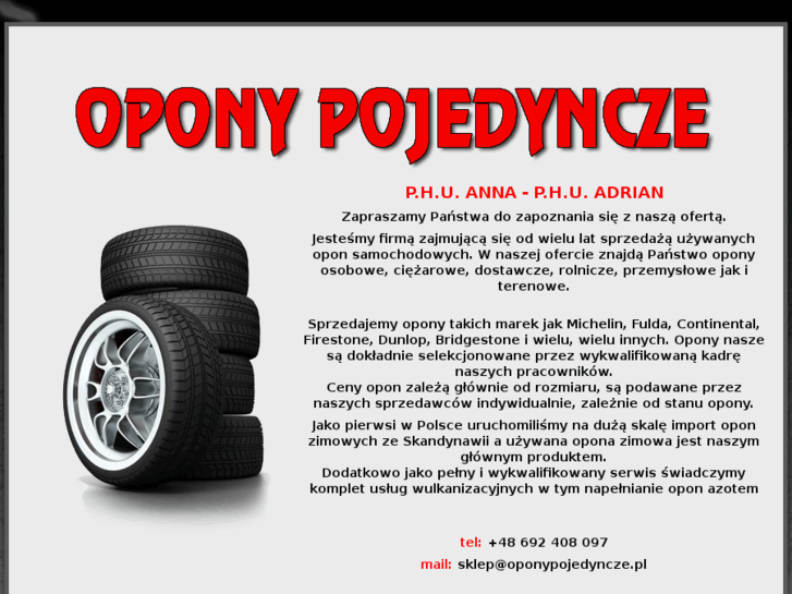 www.oponypojedyncze.com