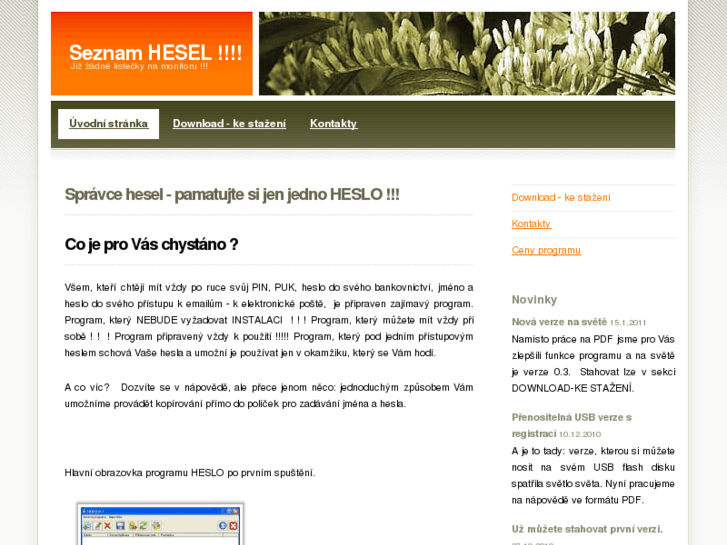 www.seznamhesel.cz