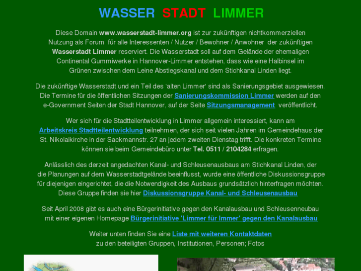 www.wasserstadt-limmer.org