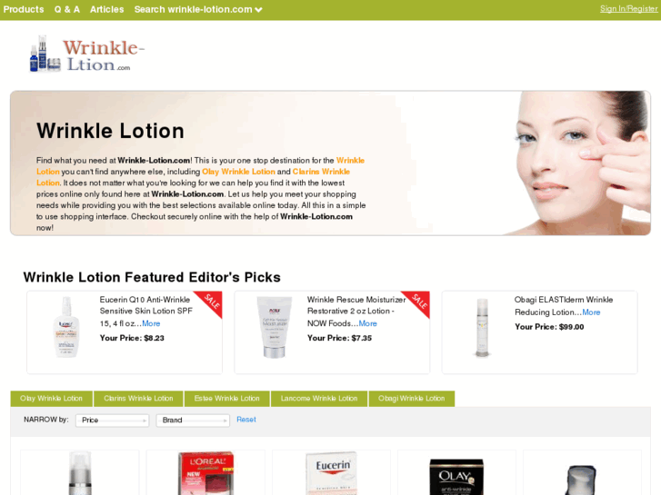 www.wrinkle-lotion.com