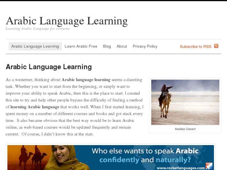 www.arabiclanguagelearning.org