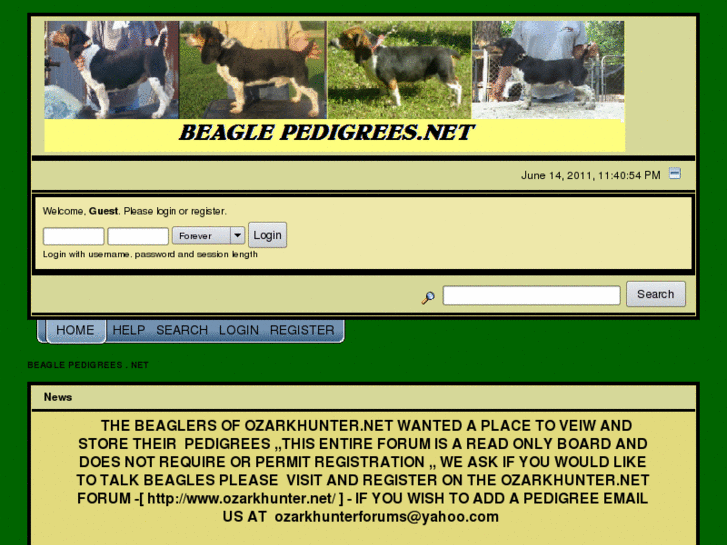 www.beaglepedigrees.net