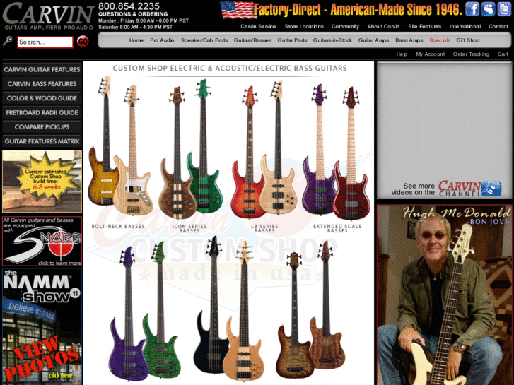 www.carvinbassguitars.com