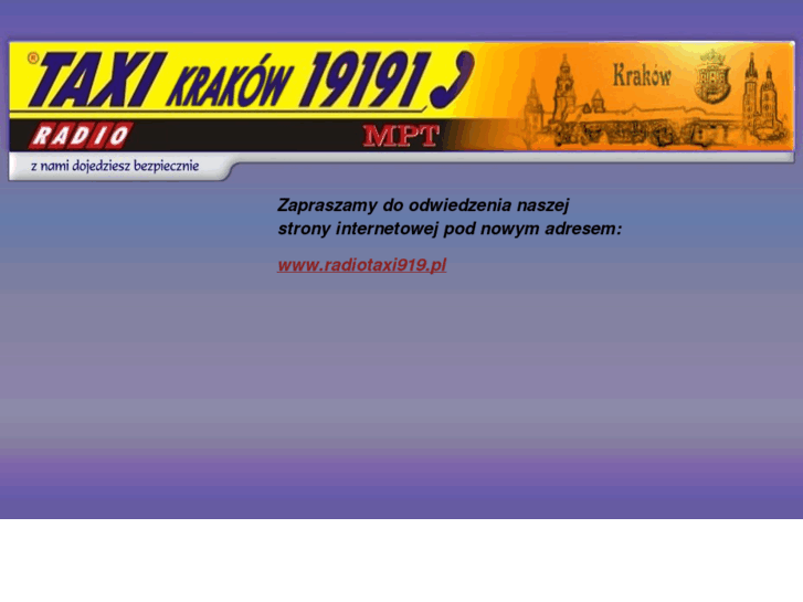 www.radio-taxi-919.krakow.pl