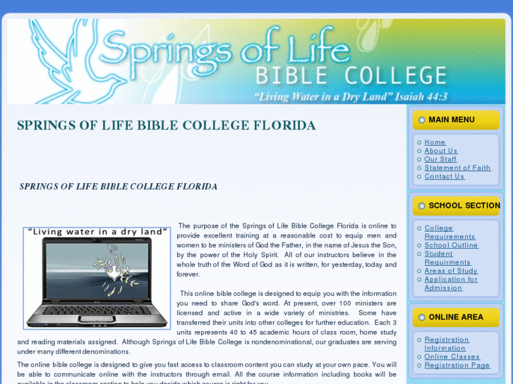 www.springsoflifebiblecollegeflorida.com