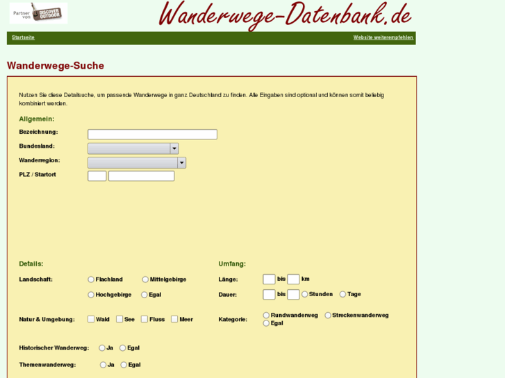 www.wanderwege-datenbank.de