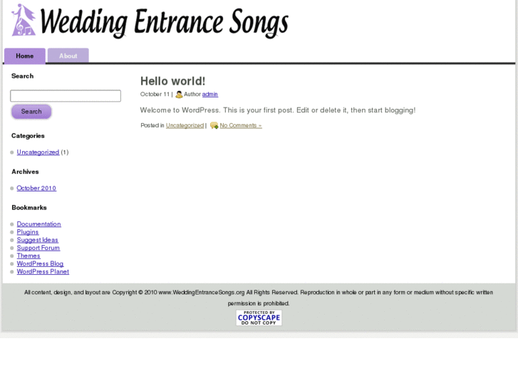 www.weddingentrancesongs.org