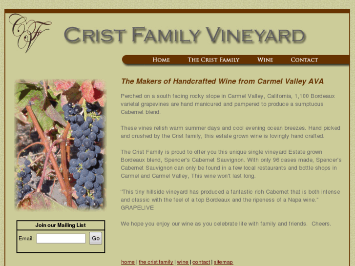 www.cristfamilyvineyard.com