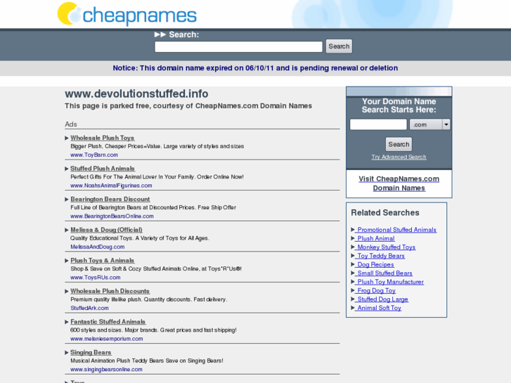 www.devolutionstuffed.info