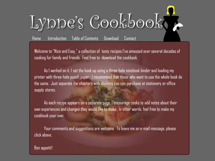 www.lynnesalisburyscookbook.com
