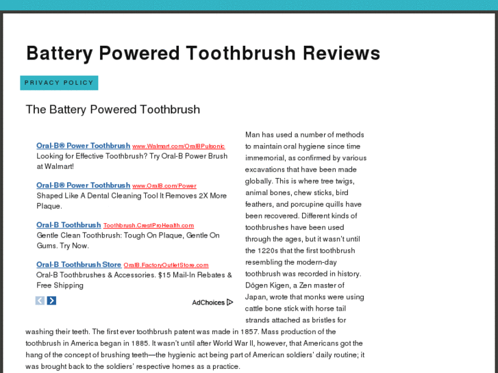 www.batterypoweredtoothbrush.com