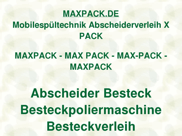 www.maxpack.de